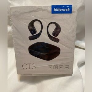 Blitzrock CT3 Open-Ear Wireless Earbuds New in Box  never used